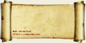 Miljana Bećković vizit kartica